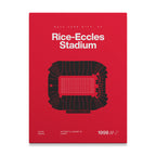 Utah College Football Stadium Bold Canvas Art