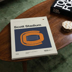 Virginia College Football Stadium Canvas Art
