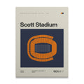 Virginia College Football Stadium Canvas Art