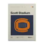 Virginia College Football Stadium Canvas Art