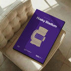 Washington College Football Stadium Bold Canvas Art