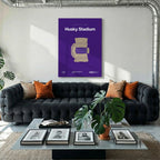Washington College Football Stadium Bold Canvas Art