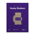 Washington College Football Stadium Bold Canvas Art