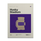 Washington College Football Stadium Canvas Art