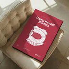 Wisconsin College Football Stadium Bold Canvas Art