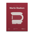 Washington ST College Football Stadium Bold Canvas Art