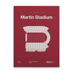 Washington ST College Football Stadium Bold Canvas Art