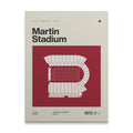 Washington ST College Football Stadium Canvas Art