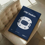 Dallas Football Stadium Bold Canvas Art