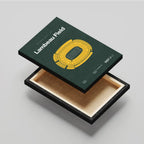 Green Bay Football Stadium Bold Canvas Art