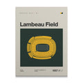 Green Bay Football Stadium Canvas Art