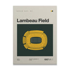 Green Bay Football Stadium Canvas Art