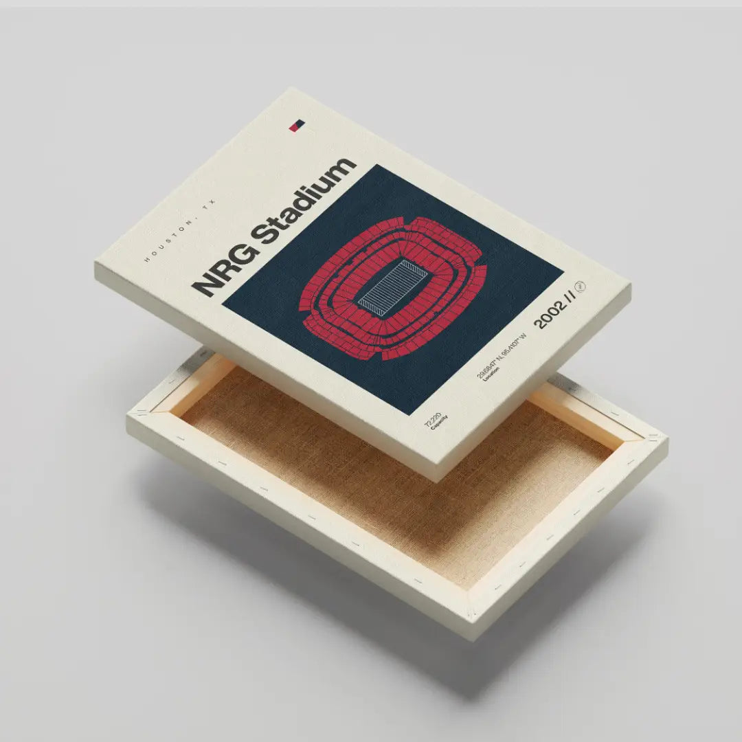 Houston Football Stadium Canvas Art