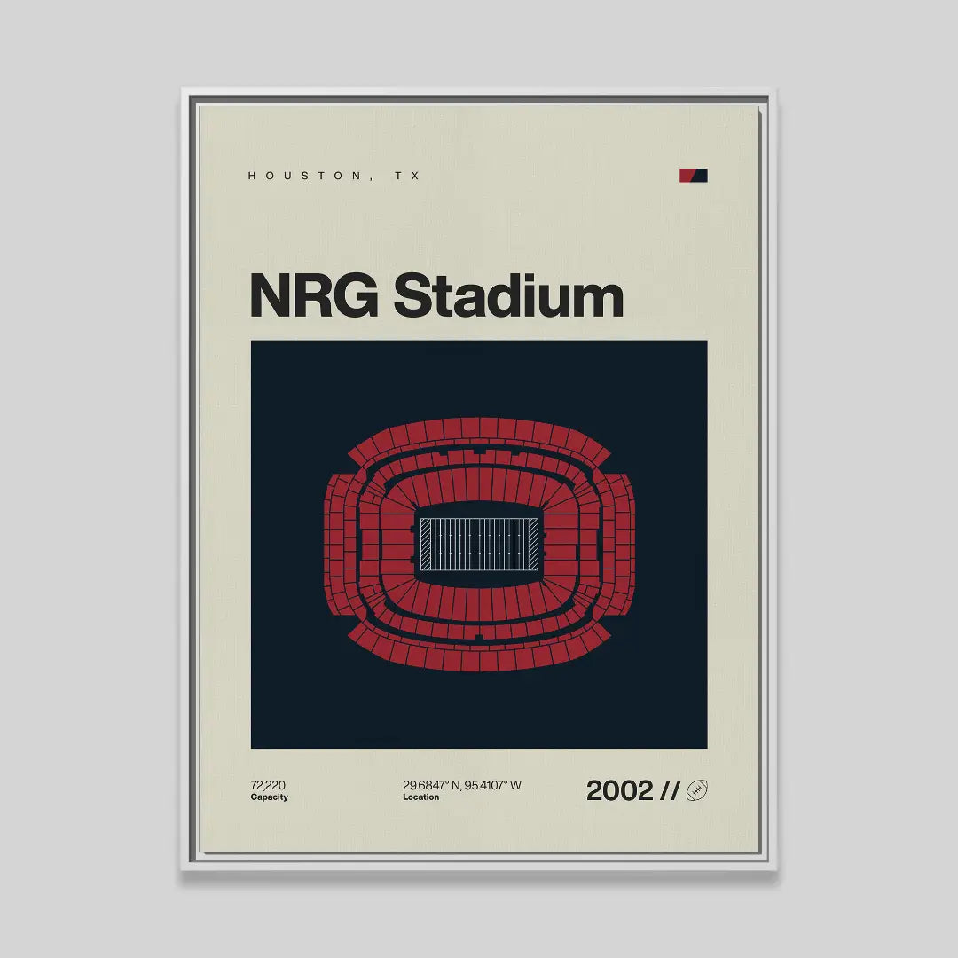 Houston Football Stadium Canvas Art