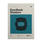 Jacksonville Football Stadium Canvas Art