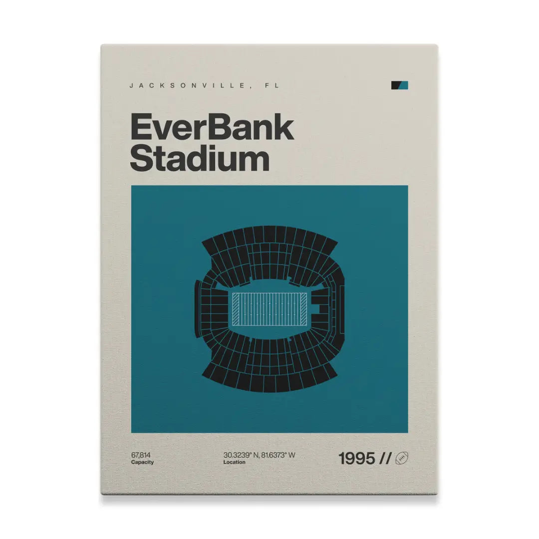 Jacksonville Football Stadium Canvas Art