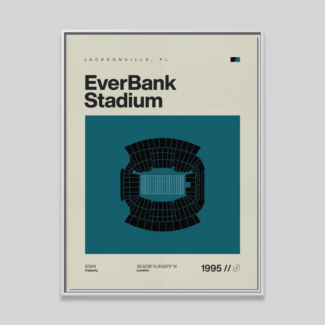 Jacksonville Football Stadium Canvas Art