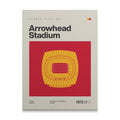 Kansas City Football Stadium Canvas Art