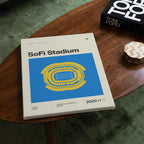 LA Football Stadium Canvas Art