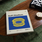 Los Angeles Football Stadium Canvas Art