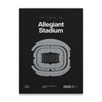Las Vegas Football Stadium Bold Canvas Art