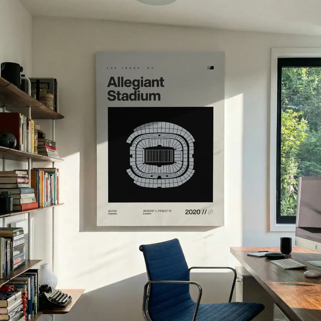 Las Vegas Football Stadium Canvas Art