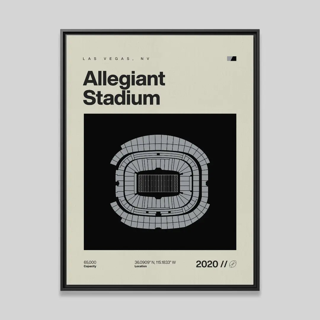 Las Vegas Football Stadium Canvas Art