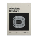 Las Vegas Football Stadium Canvas Art