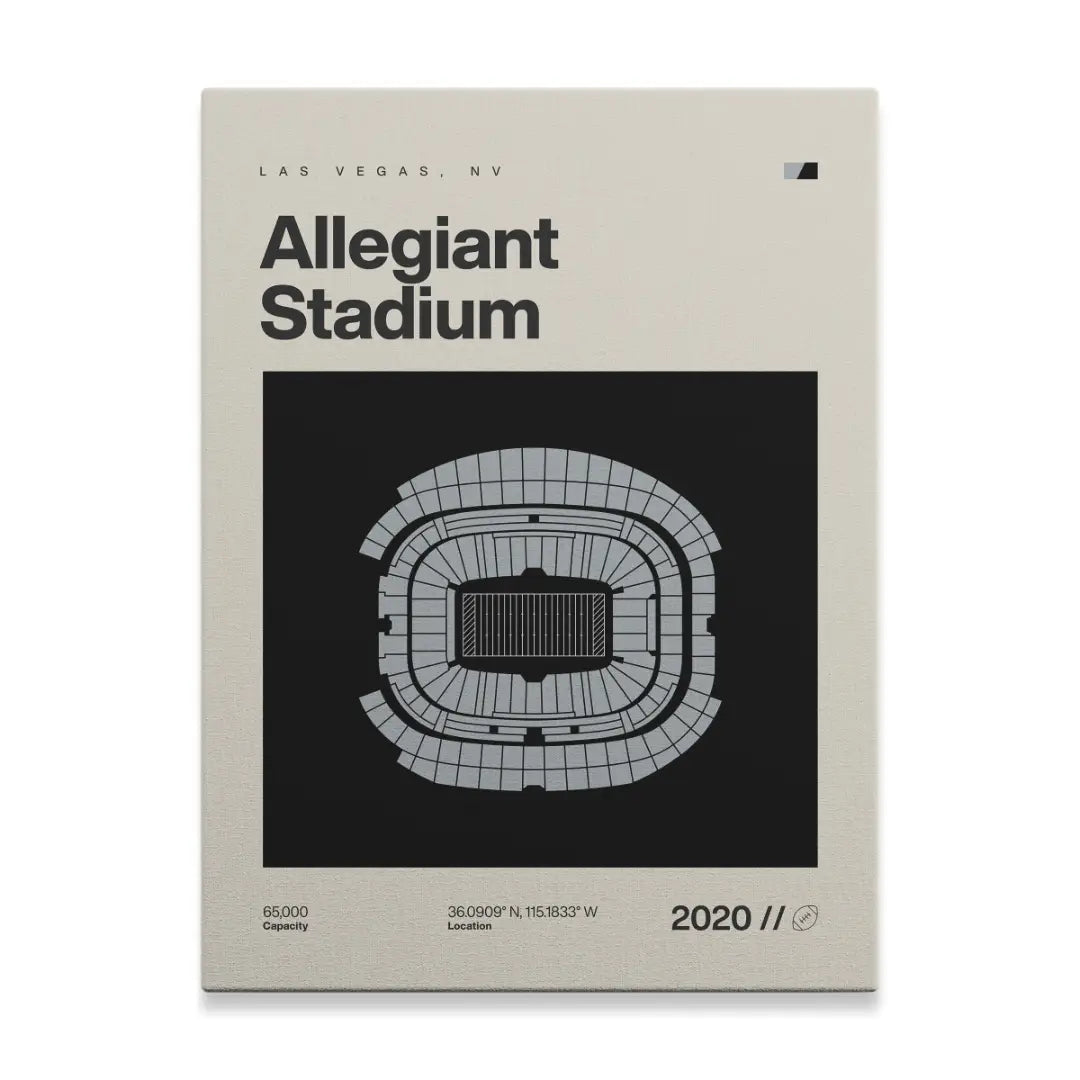 Las Vegas Football Stadium Canvas Art