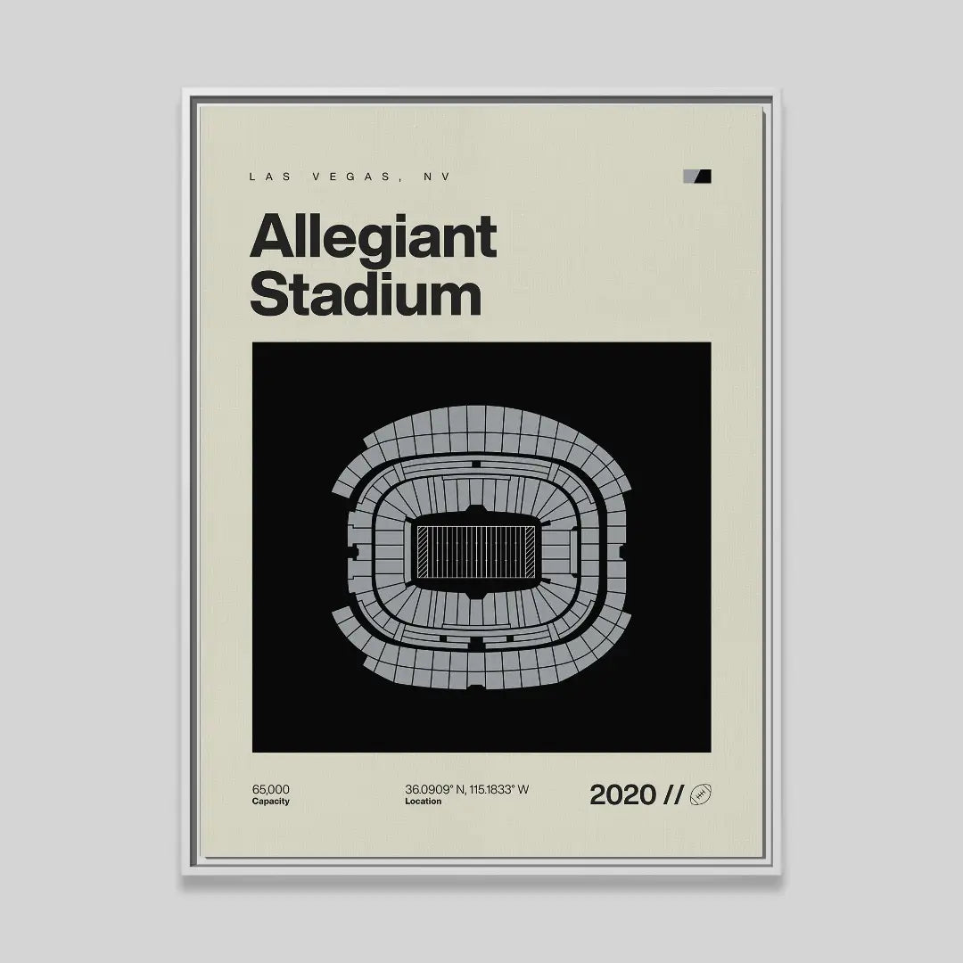 Las Vegas Football Stadium Canvas Art