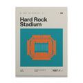 Miami Football Stadium Canvas Art
