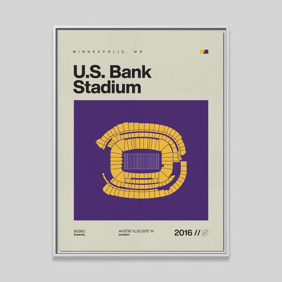 Minnesota Football Stadium Canvas Art