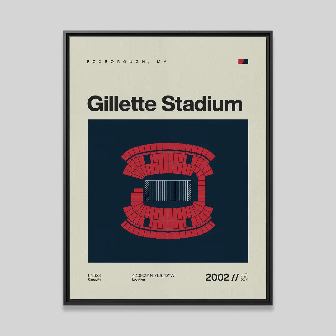 New England Football Stadium Canvas Art
