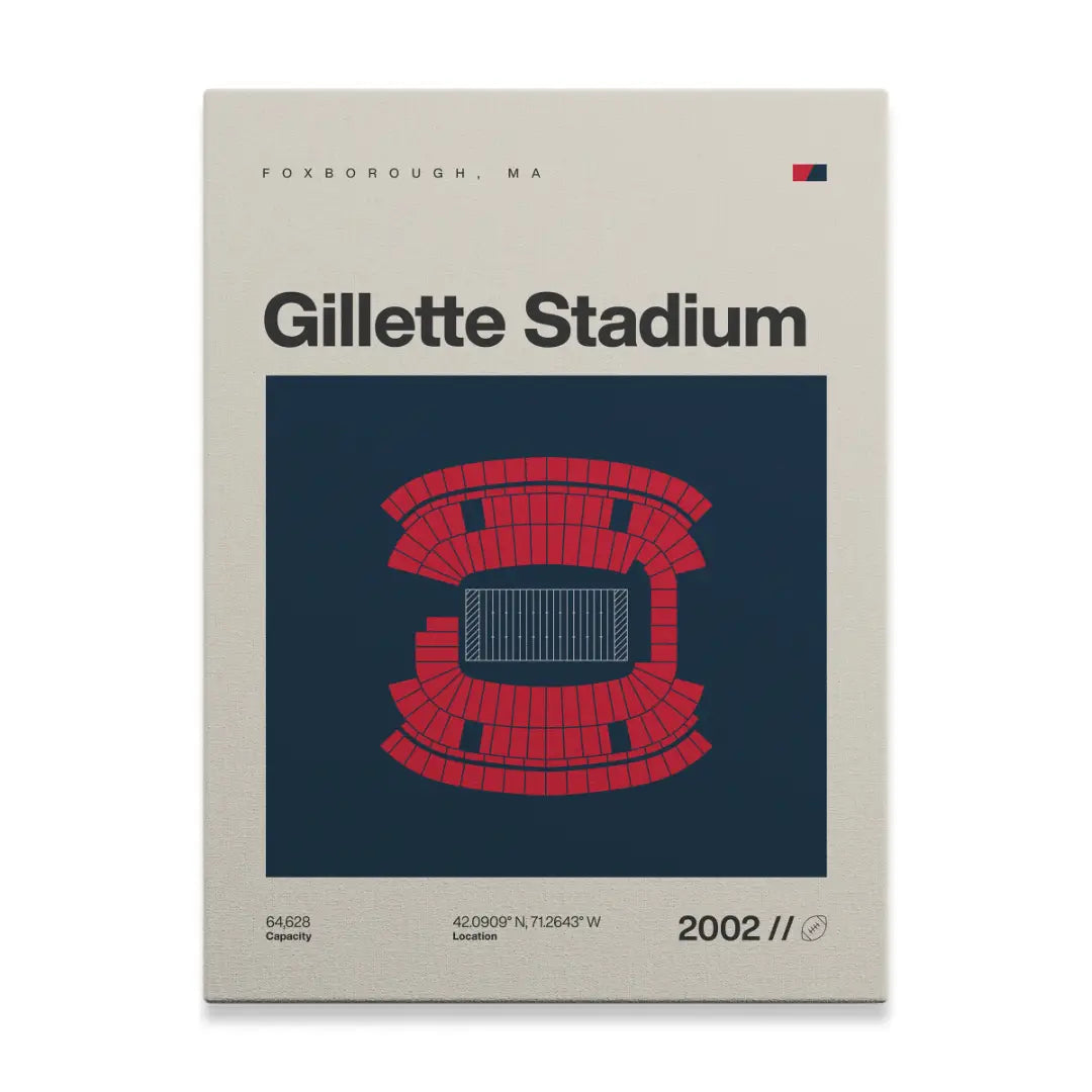 New England Football Stadium Canvas Art