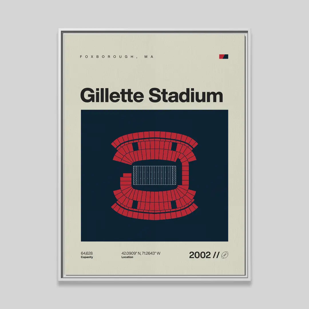 New England Football Stadium Canvas Art