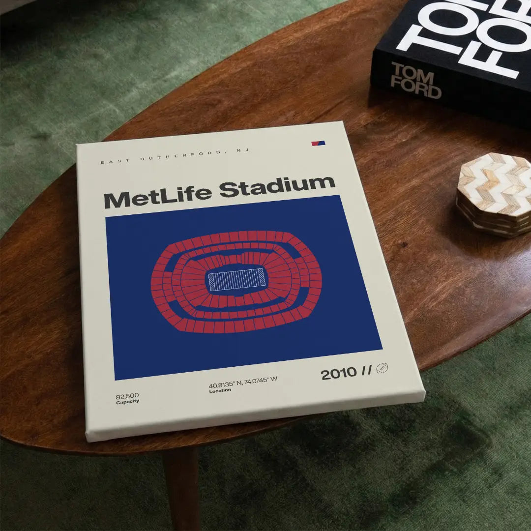 New York Football Stadium Canvas Art