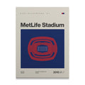 New York Football Stadium Canvas Art