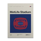 New York Football Stadium Canvas Art