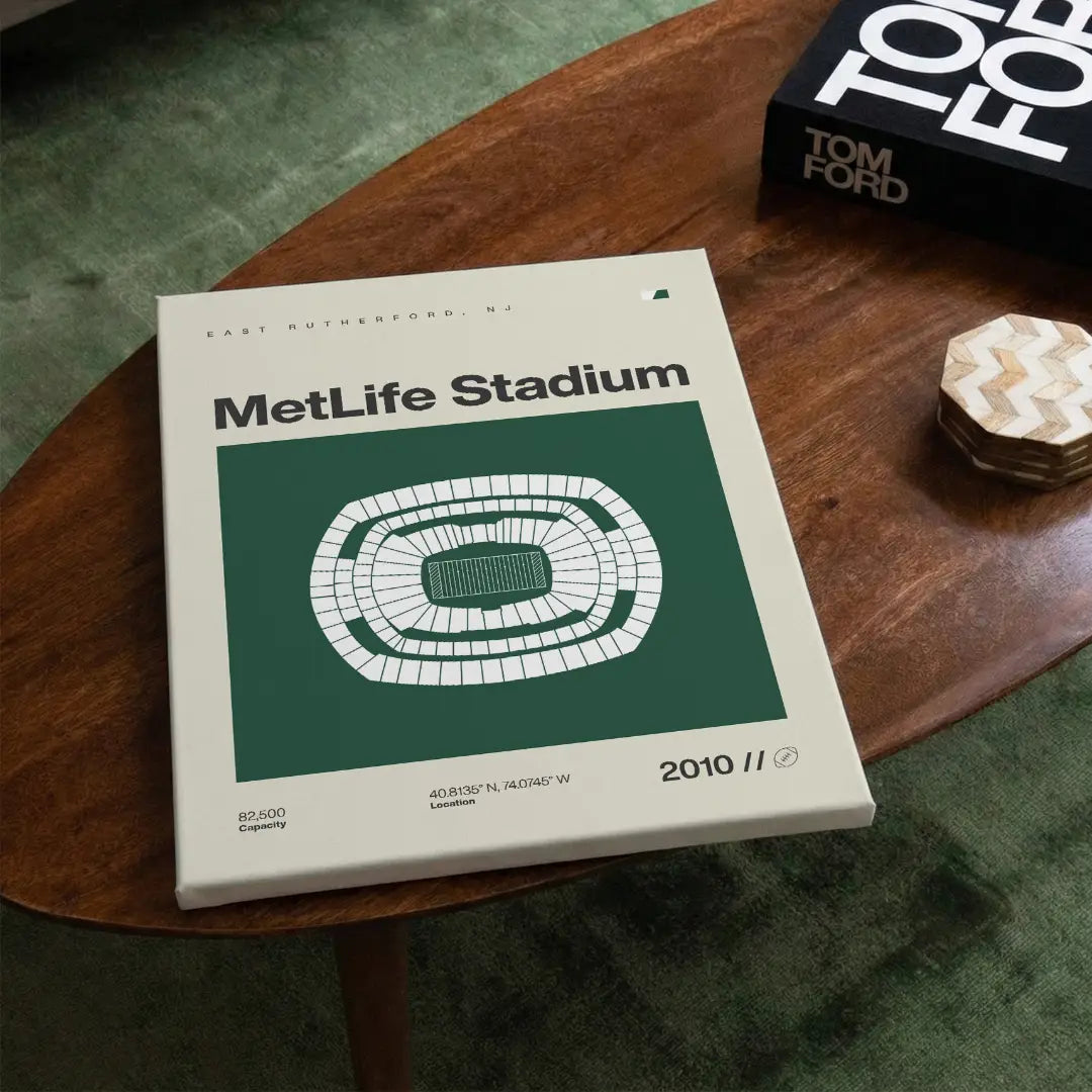 NY Football Stadium Canvas Art