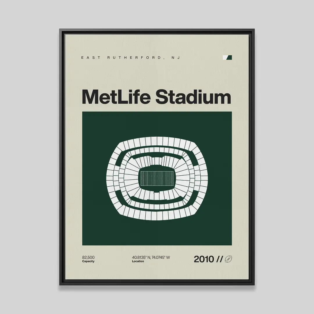 NY Football Stadium Canvas Art