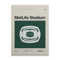 NY Football Stadium Canvas Art