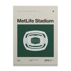 NY Football Stadium Canvas Art
