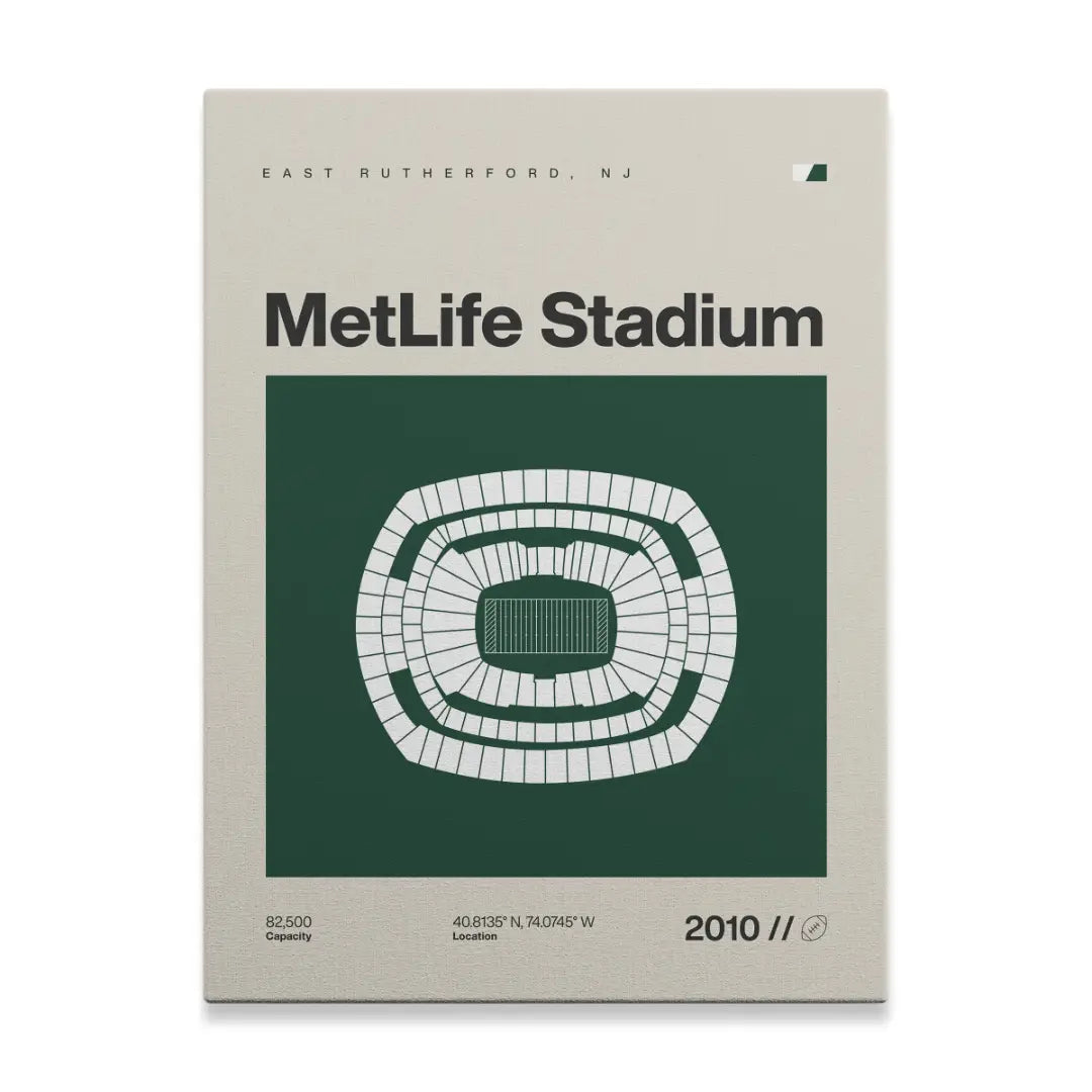 NY Football Stadium Canvas Art