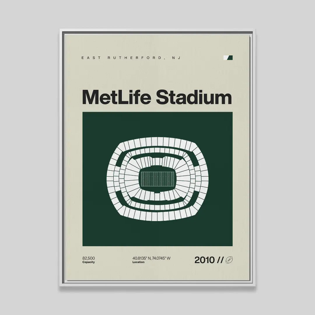 NY Football Stadium Canvas Art