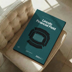 Philadelphia Football Stadium Bold Canvas Art