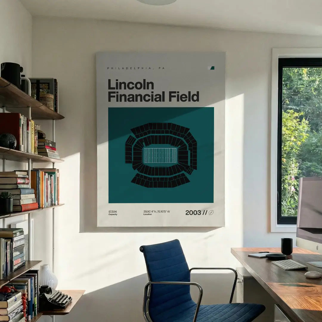 Philadelphia Football Stadium Canvas Art
