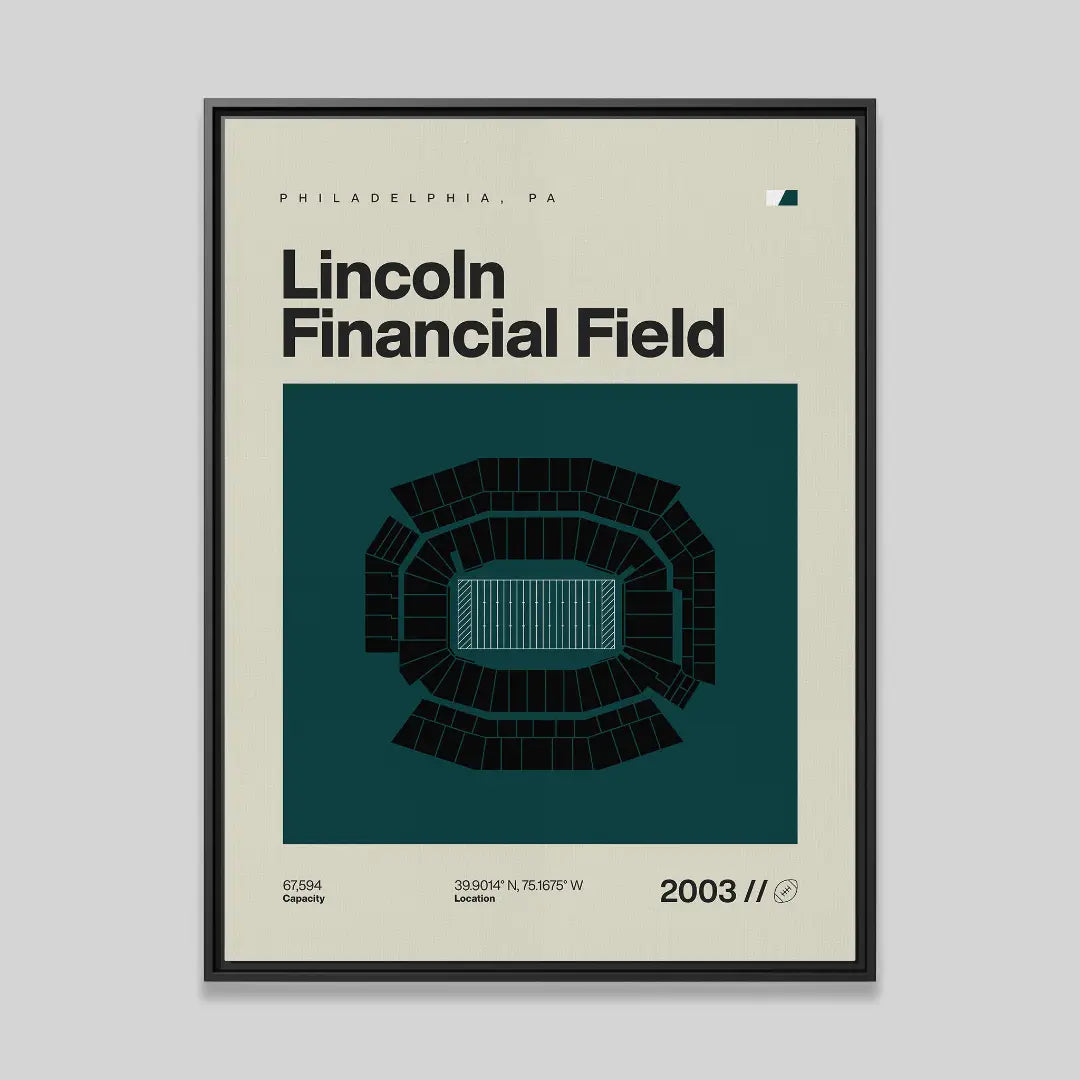 Philadelphia Football Stadium Canvas Art