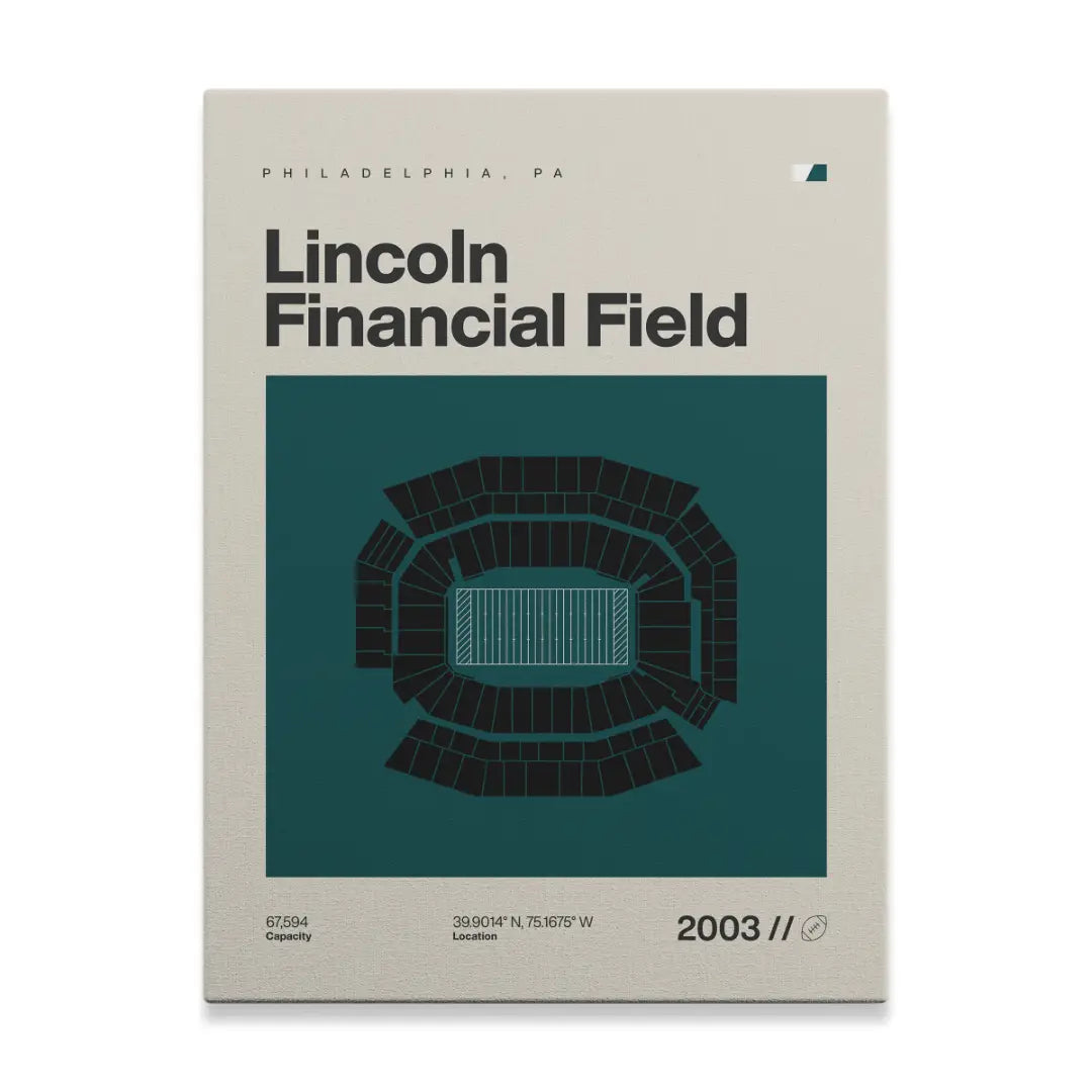 Philadelphia Football Stadium Canvas Art