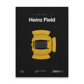 Pittsburgh Football Stadium Bold Canvas Art