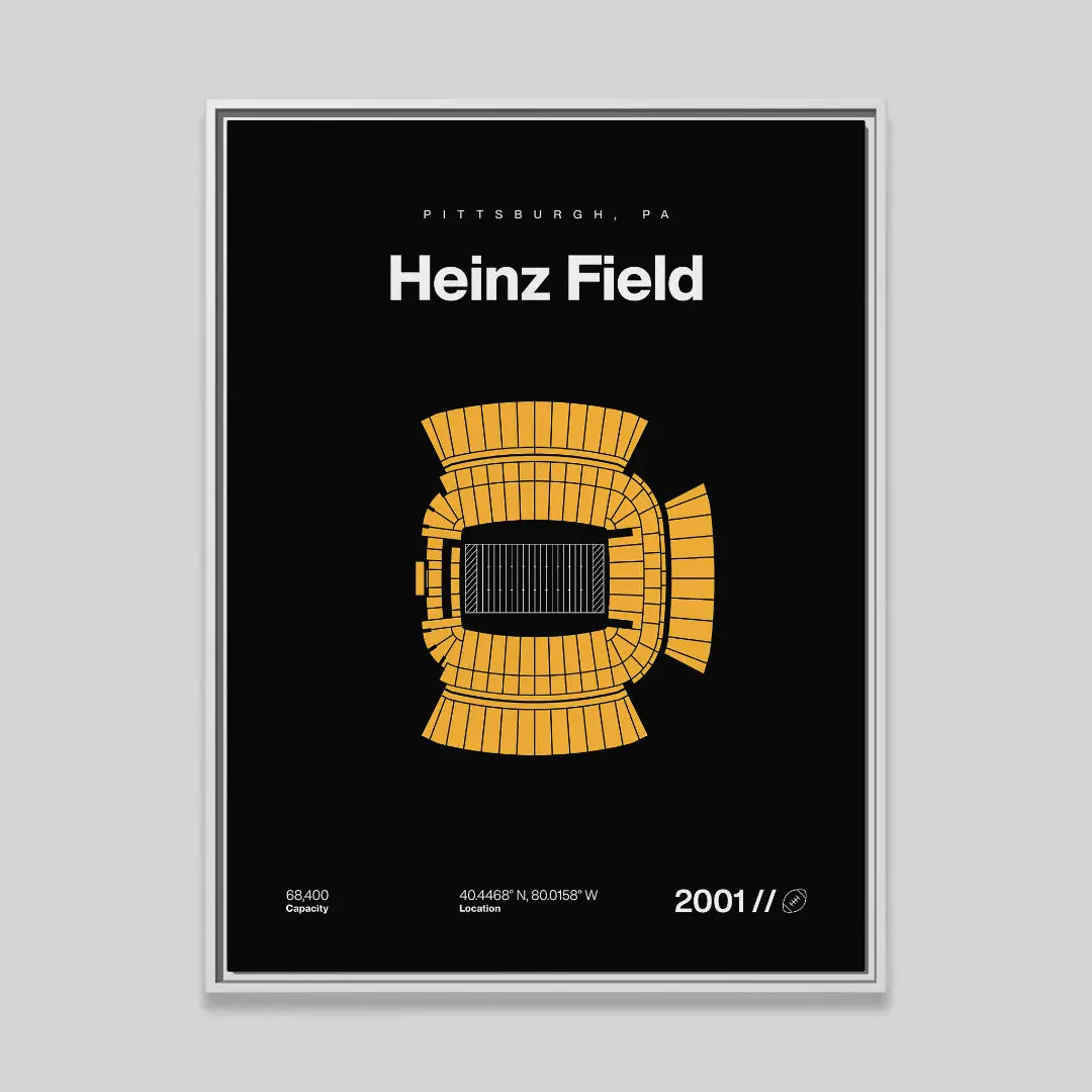 Pittsburgh Football Stadium Bold Canvas Art
